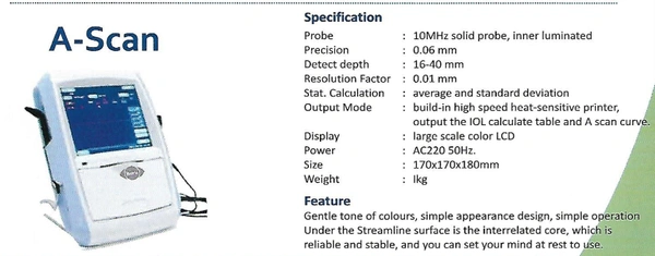 MESS Ophthalmology A-Scan